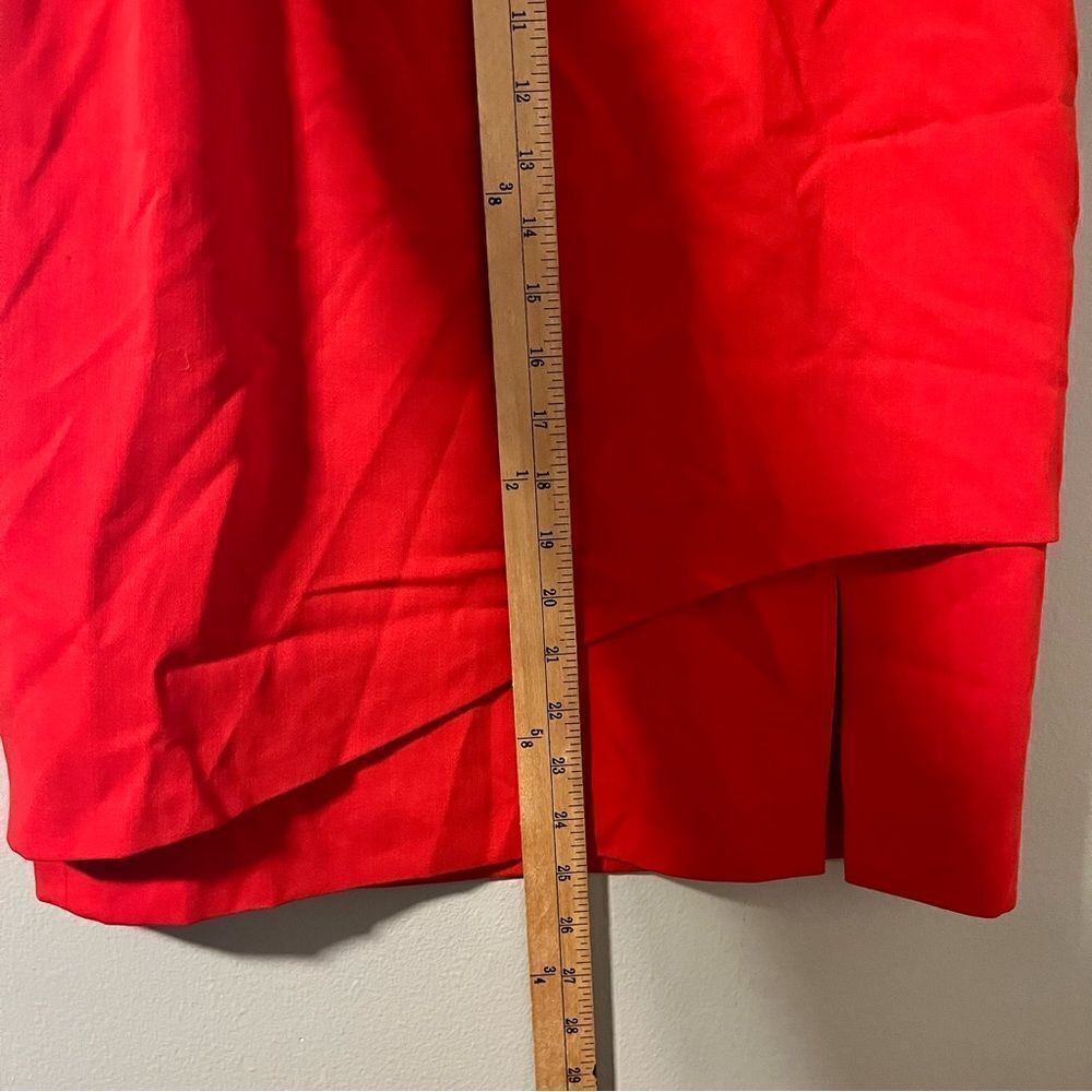 Escada Vintage Wool Skirt with Slit Size 38 - Picture 4 of 10